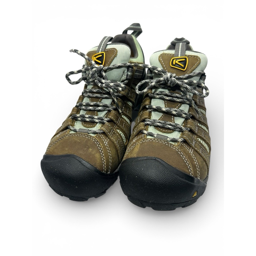 KEEN Utility Women Flint Low Steel Toe Non Slip Reflective Work Shoe 8W NEW $140